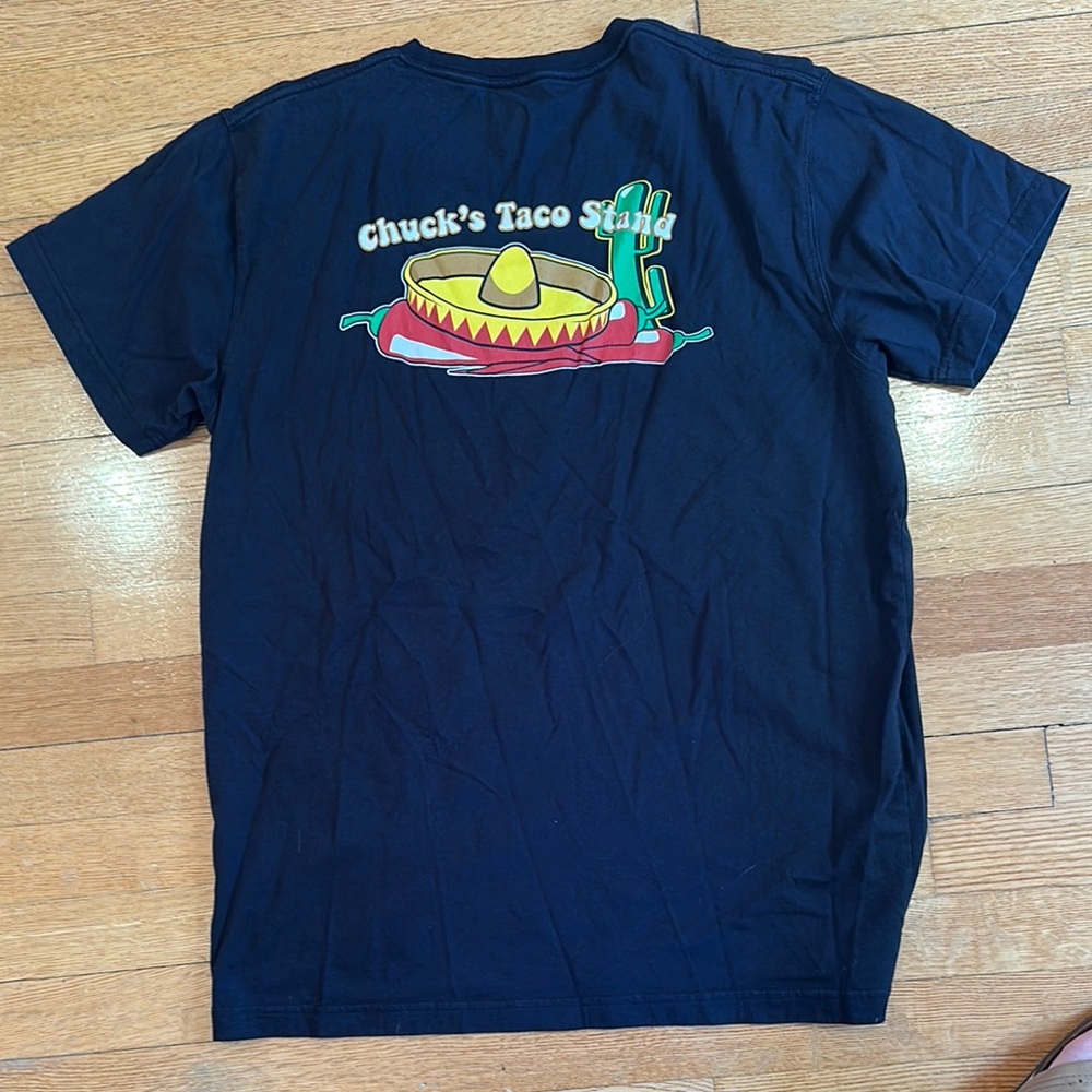 GOAT USA chuck’s Taco Stand Tee size large